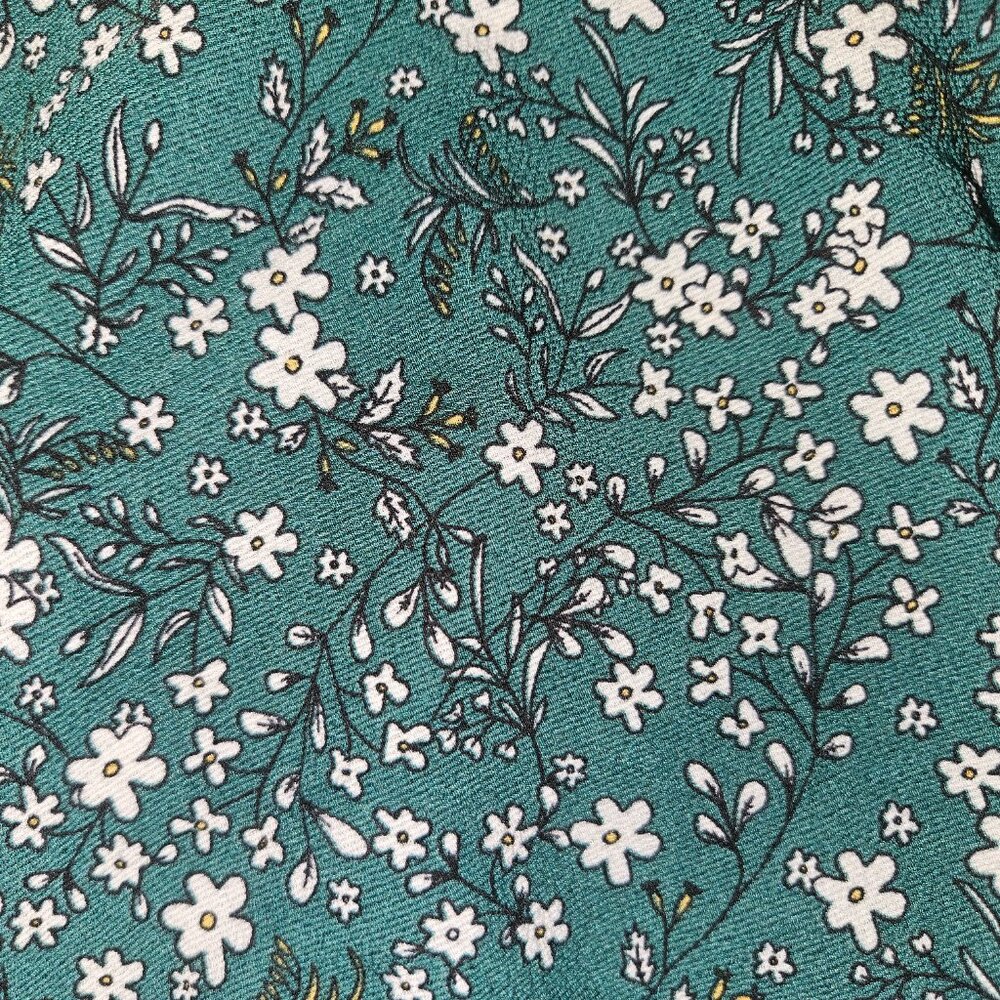 *SOLD X LIST*Max Studio Floral Green Dress Size M - Picture 10 of 12
